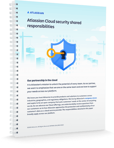 Atlassian Cloud Security Shared Responsibility Model